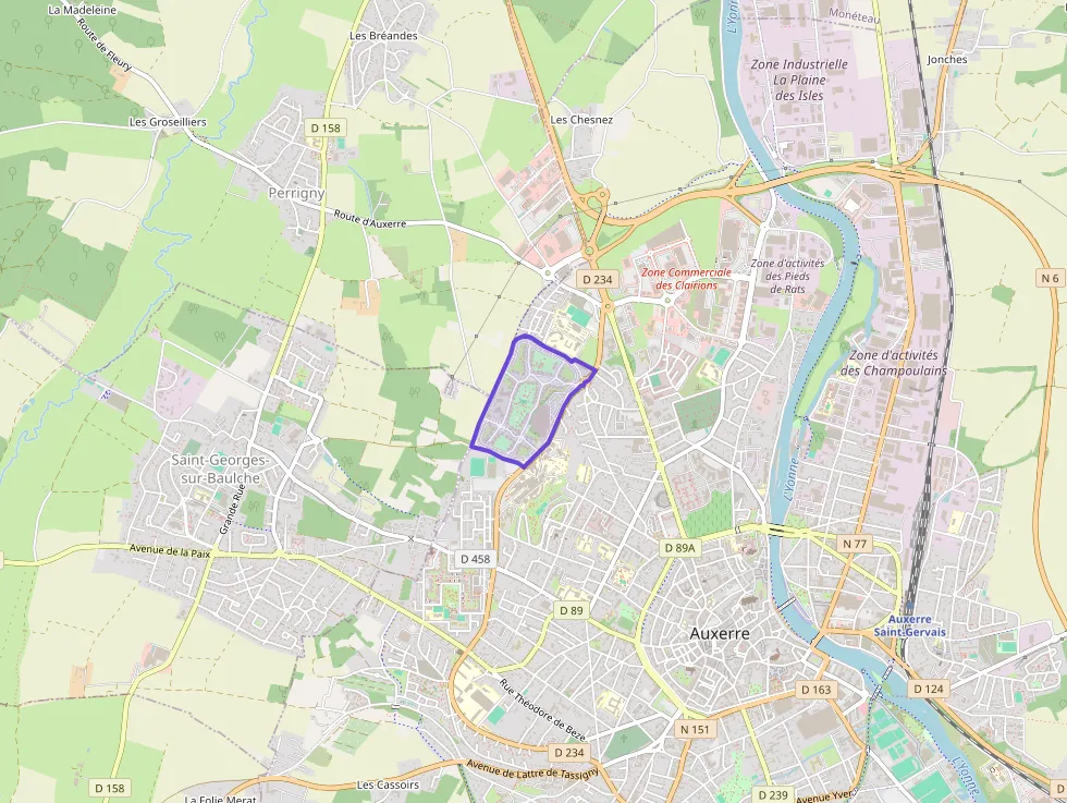 Appartement 62 m² trois pièces à vendre à Auxerre