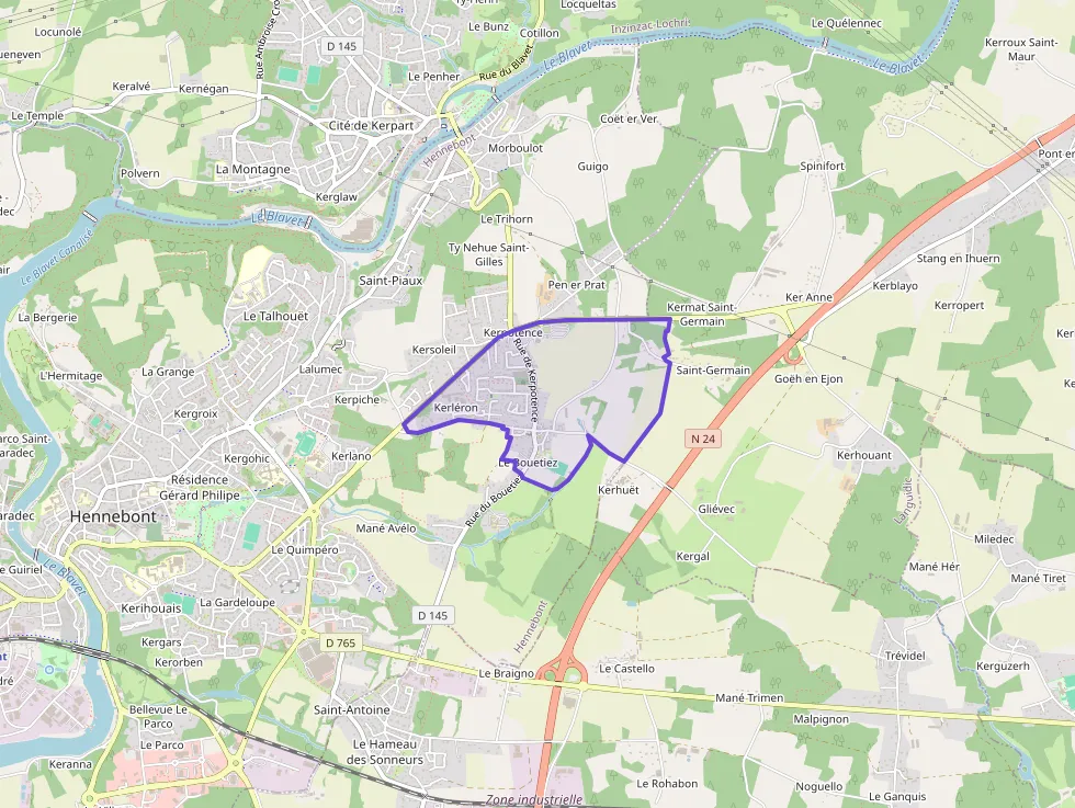 Appartement 110 m² quatre pièces à vendre à Hennebont