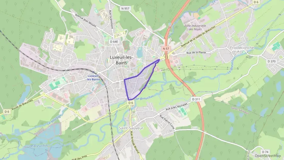 Appartement 65 m² trois pièces à vendre à Luxeuil-les-Bains