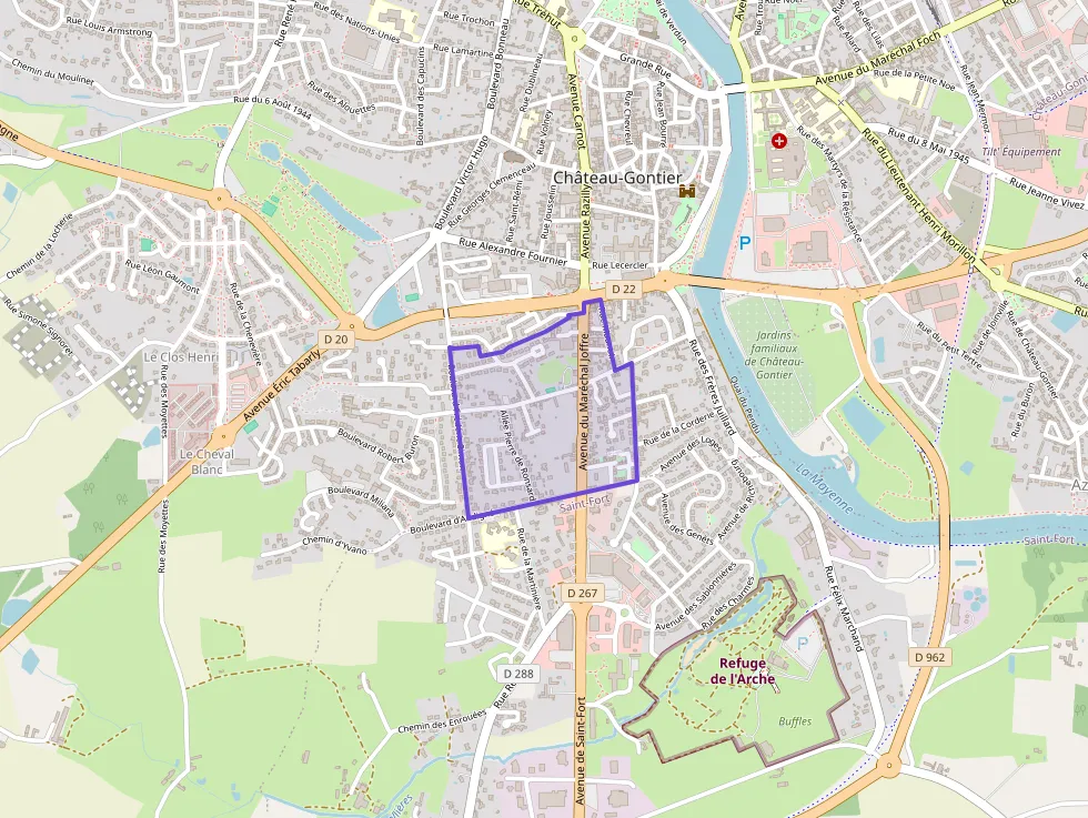 Appartement 130 m² quatre pièces à vendre à Château-Gontier-sur-Mayenne