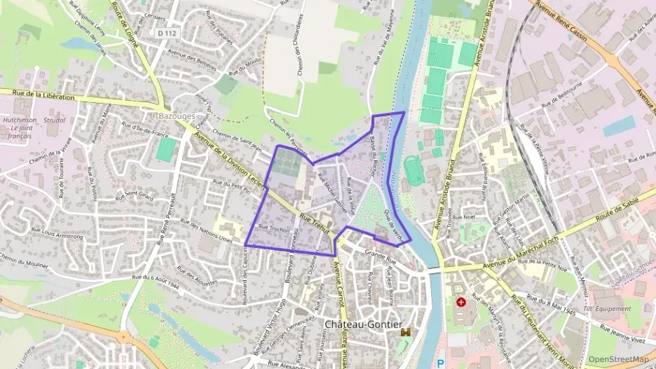 Appartement 73 m² quatre pièces à vendre à Château-Gontier-sur-Mayenne