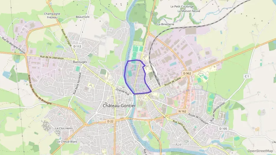 Appartement 65 m² trois pièces à vendre à Château-Gontier-sur-Mayenne