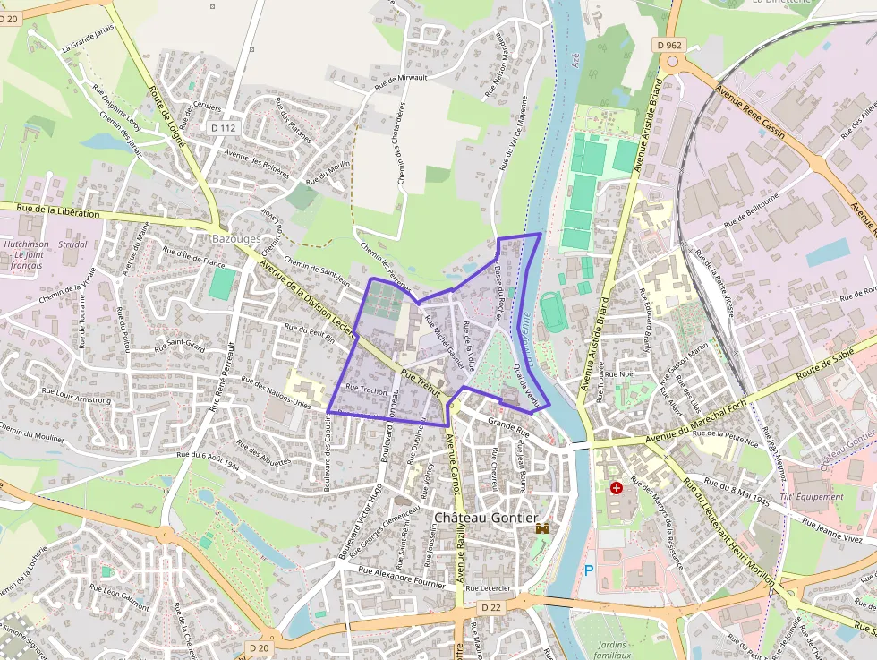 Appartement 55 m² trois pièces à vendre à Château-Gontier-sur-Mayenne