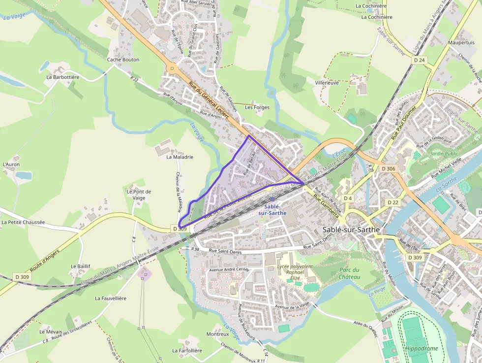 Appartement 65 m² trois pièces à vendre à Sablé-sur-Sarthe