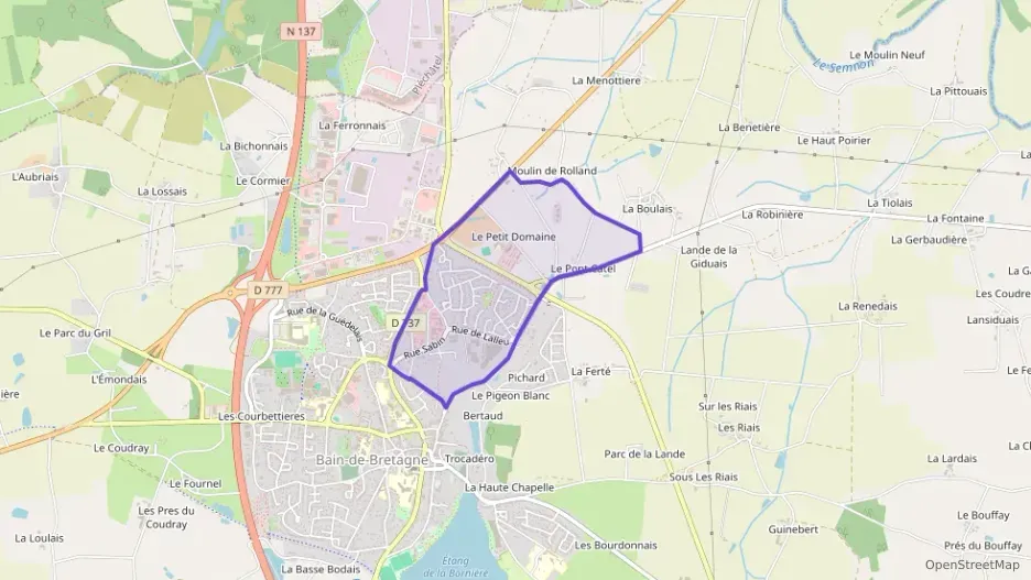 Appartement 51 m² deux pieces à vendre à Bain-de-Bretagne