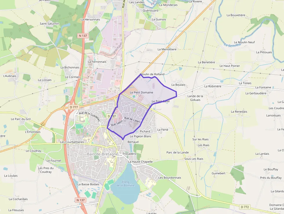 Appartement 42 m² deux pieces à vendre à Bain-de-Bretagne