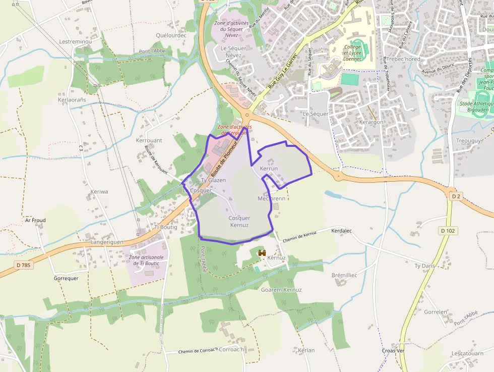 Appartement 80 m² trois pièces à vendre à Pont-l`Abbé