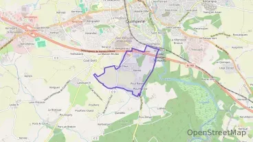 Appartement de trois pièces 52 m² à vendre  à Quimperlé