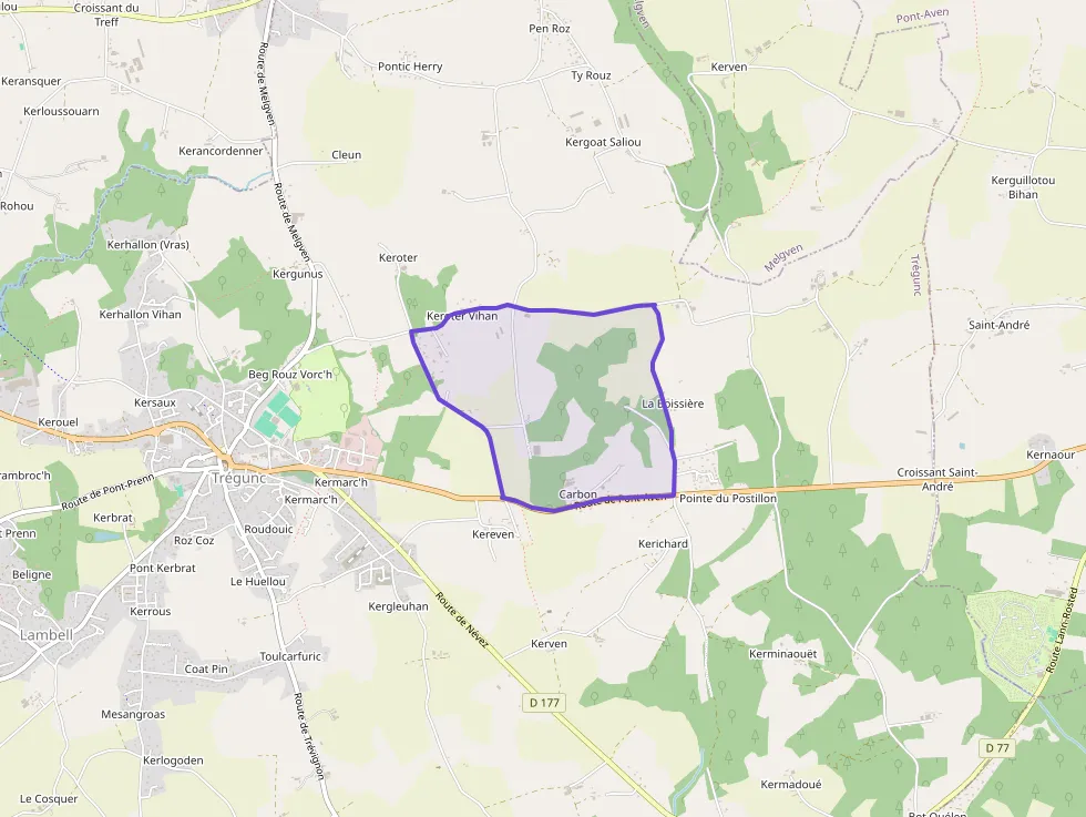 Appartement 57 m² trois pièces à vendre à Trégunc