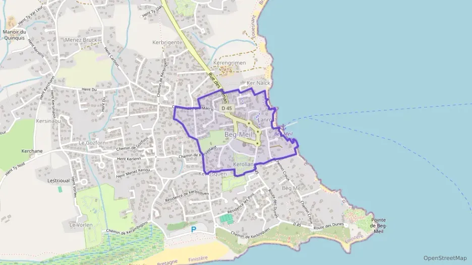 Appartement 40 m² trois pièces à vendre à Fouesnant