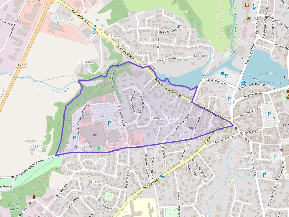 Appartement 65 m² trois pièces à vendre à Pont-l`Abbé Appartement 65 m² trois pièces à vendre à Pont-l`Abbé