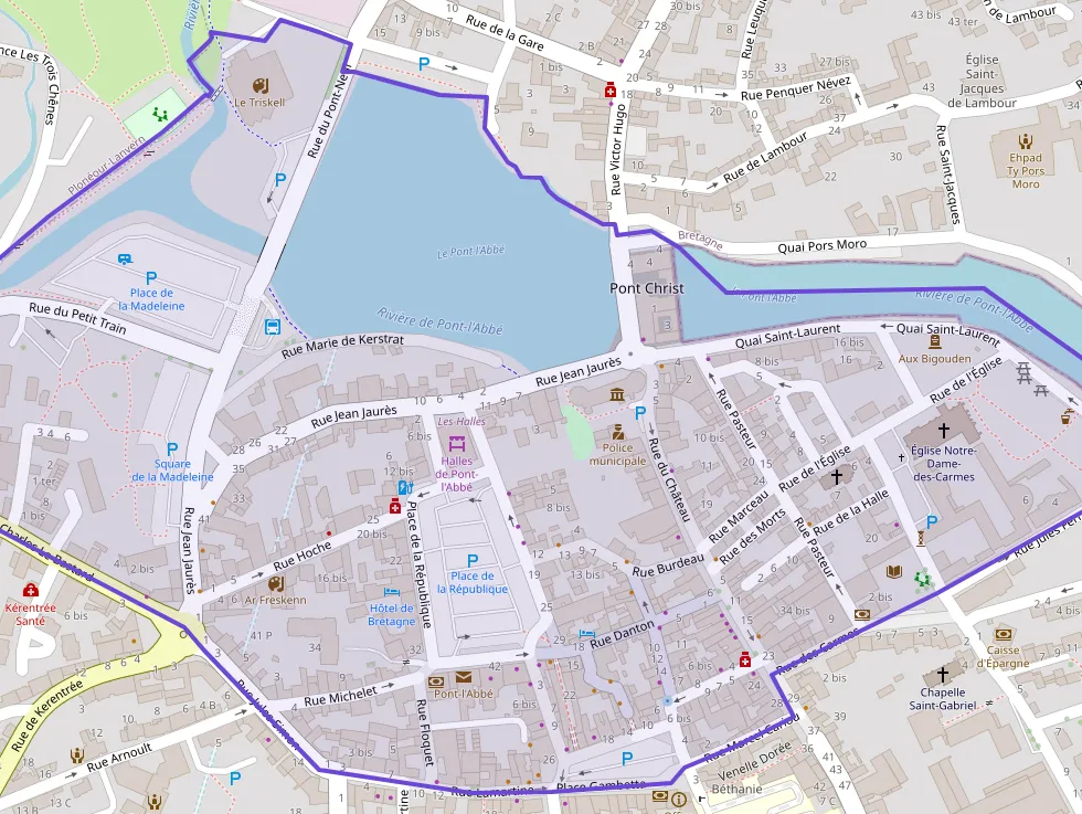 Appartement 50 m² deux pieces à vendre à Pont-l`Abbé