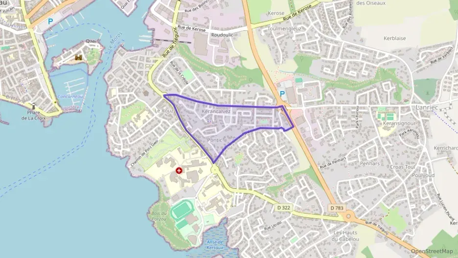 Appartement 90 m² trois pièces à vendre à Concarneau Appartement 90 m² trois pièces à vendre à Concarneau