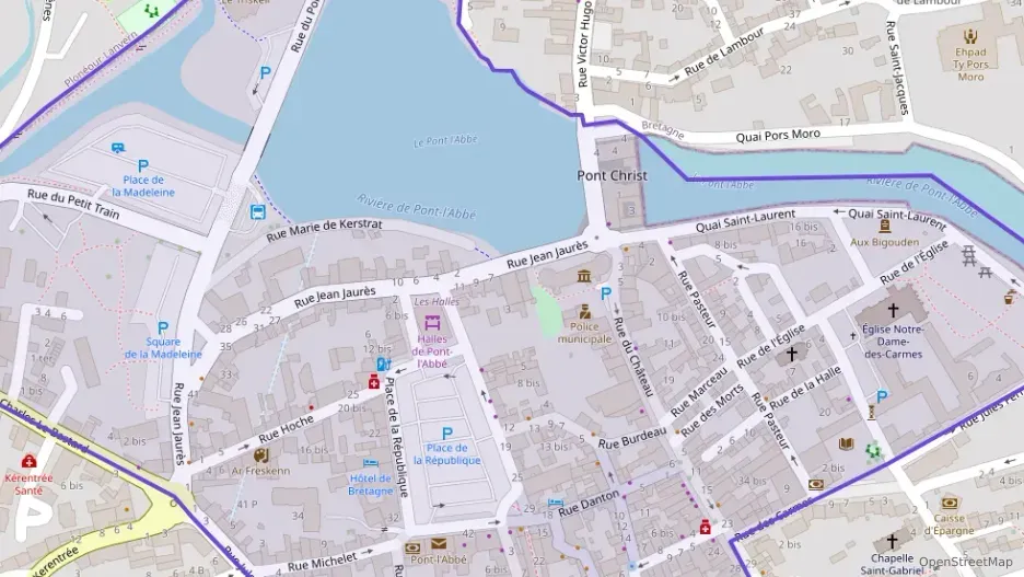 Appartement 53 m² trois pièces à vendre à Pont-l`Abbé