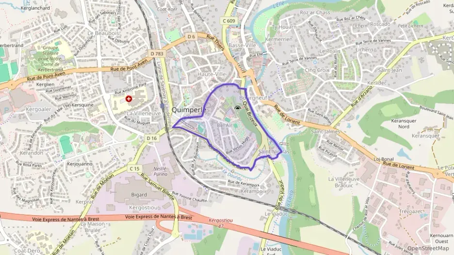 Appartement 66 m² trois pièces à vendre à Quimperlé Appartement 66 m² trois pièces à vendre à Quimperlé