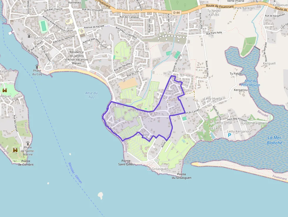 Appartement 80 m² quatre pièces à vendre à Bénodet