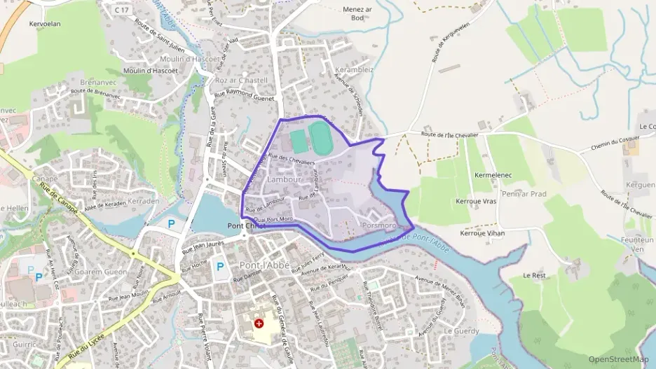 Appartement 42 m² deux pieces à vendre à Pont-l`Abbé