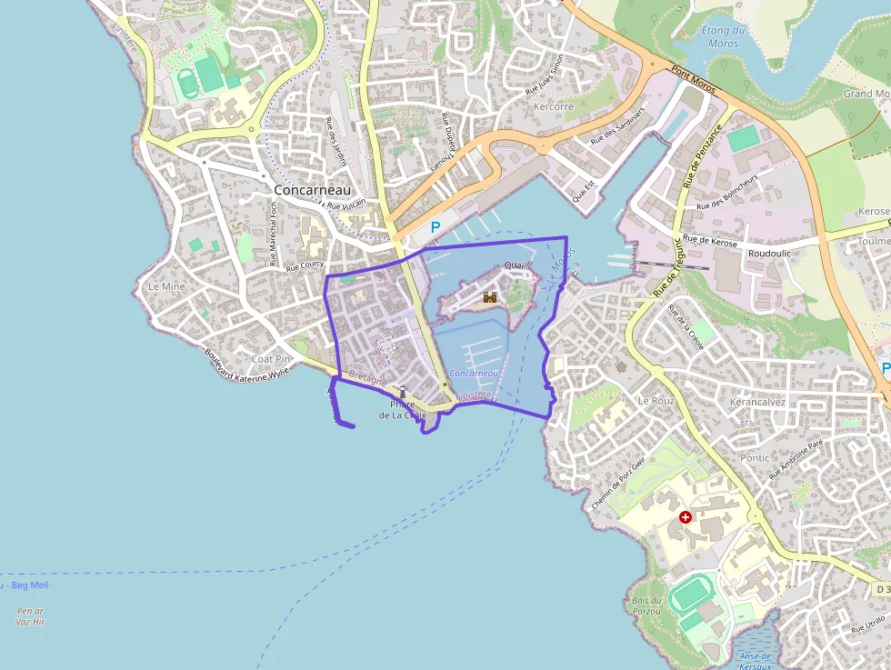 Appartement 47 m² deux pieces à vendre à Concarneau