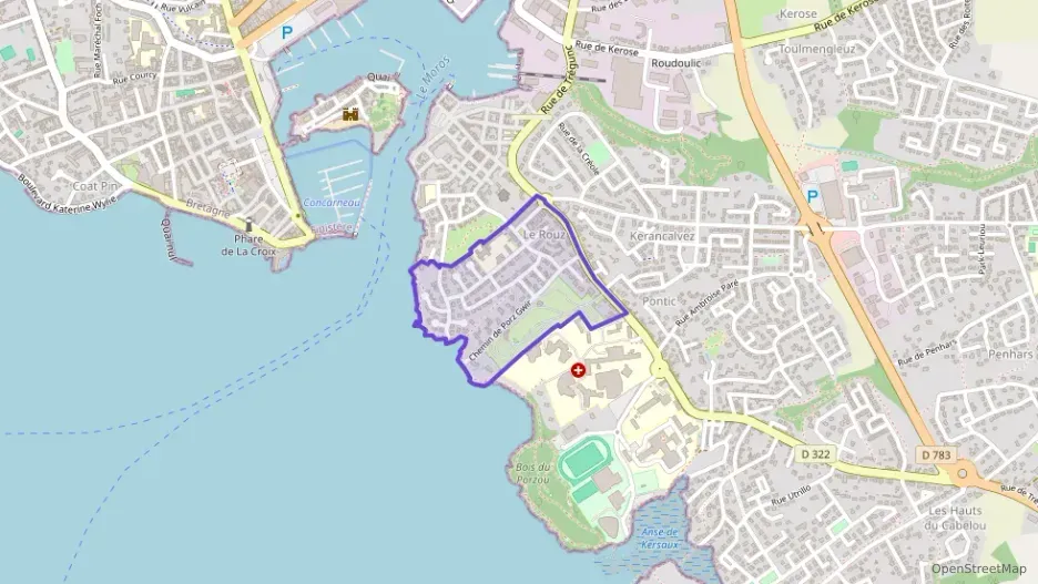 Appartement 62 m² quatre pièces à vendre à Concarneau Appartement 62 m² quatre pièces à vendre à Concarneau