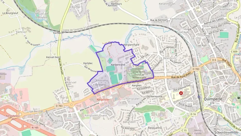 Appartement 68 m² trois pièces à vendre à Quimperlé Appartement 68 m² trois pièces à vendre à Quimperlé