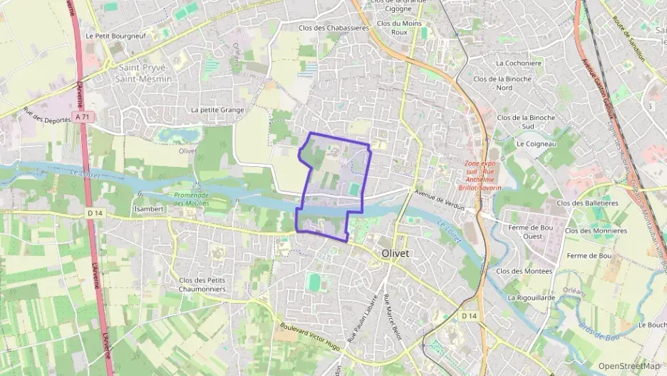 Appartement 46 m² deux pieces à vendre à Olivet