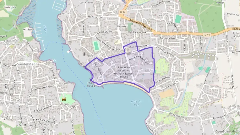 Appartement 22 m² une piece à vendre à Bénodet Appartement 22 m² une piece à vendre à Bénodet