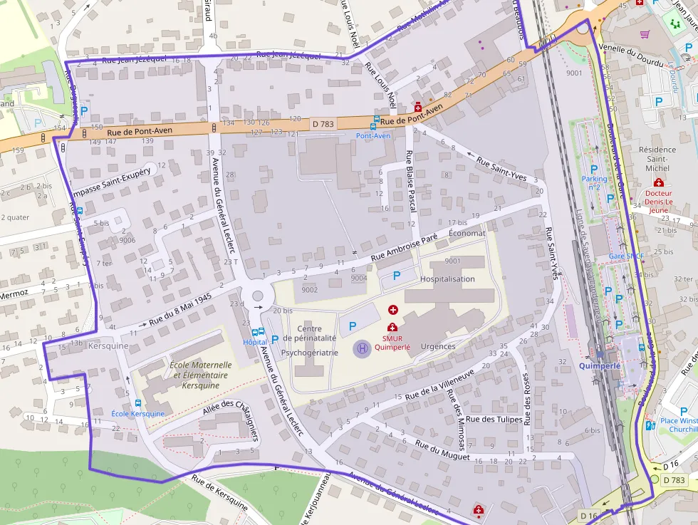 Appartement 58 m² deux pieces à vendre à Quimperlé