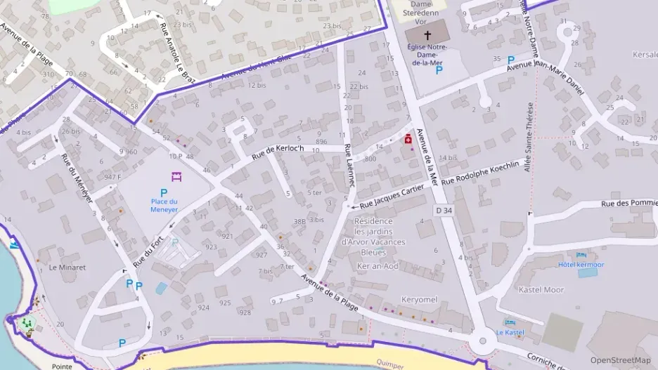 Appartement 61 m² trois pièces à vendre à Bénodet Appartement 61 m² trois pièces à vendre à Bénodet