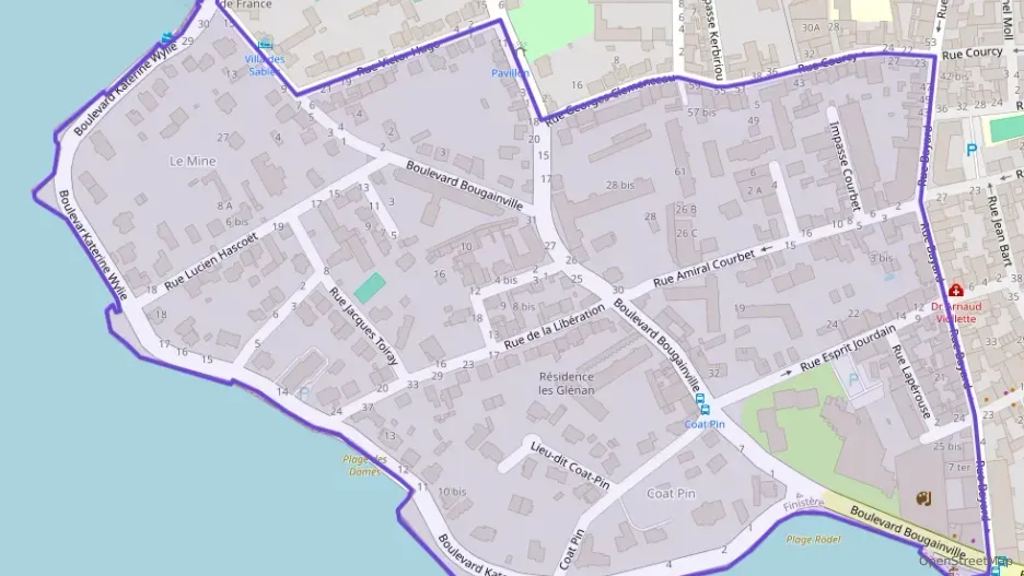 Appartement 53 m² deux pieces à vendre à Concarneau Appartement 53 m² deux pieces à vendre à Concarneau