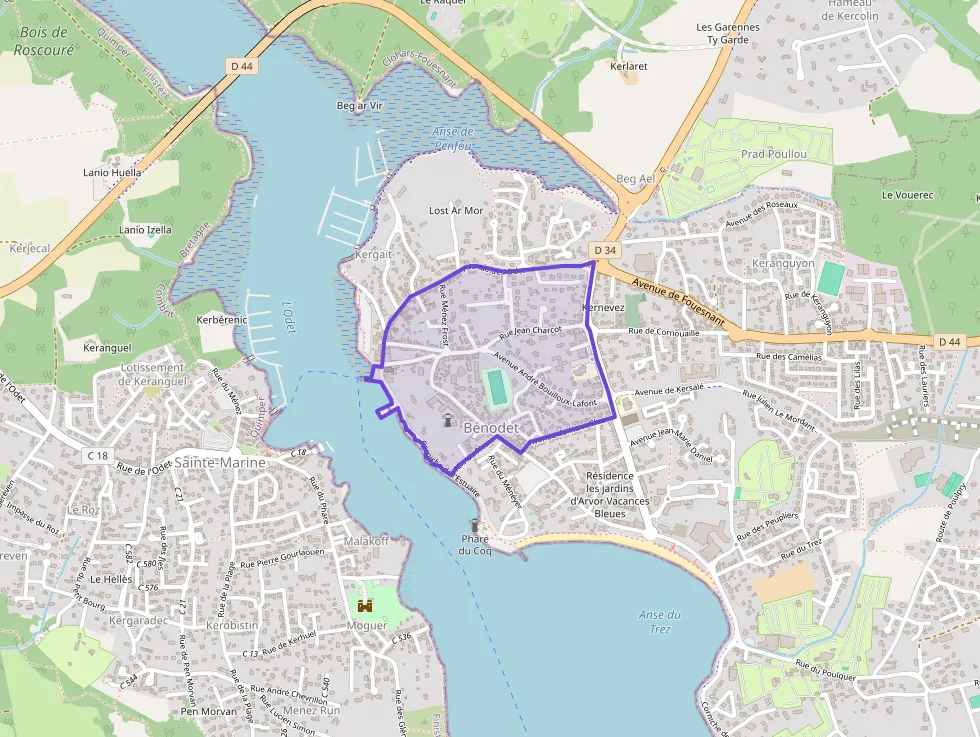 Appartement 43 m² deux pieces à vendre à Bénodet