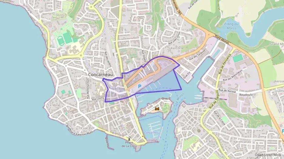 Appartement 34 m² une piece à vendre à Concarneau