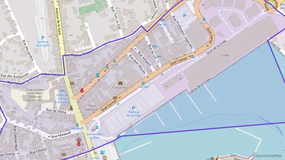 Appartement 104 m² quatre pièces à vendre à Concarneau