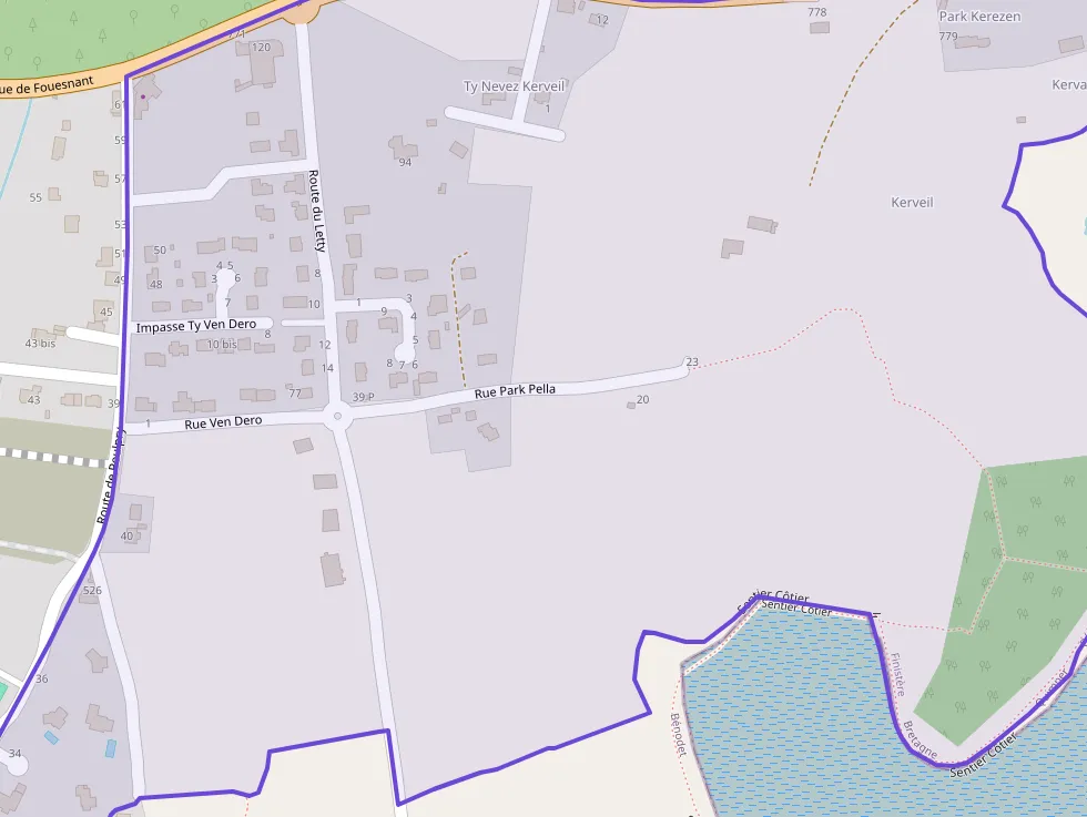 Appartement 66 m² quatre pièces à vendre à Bénodet