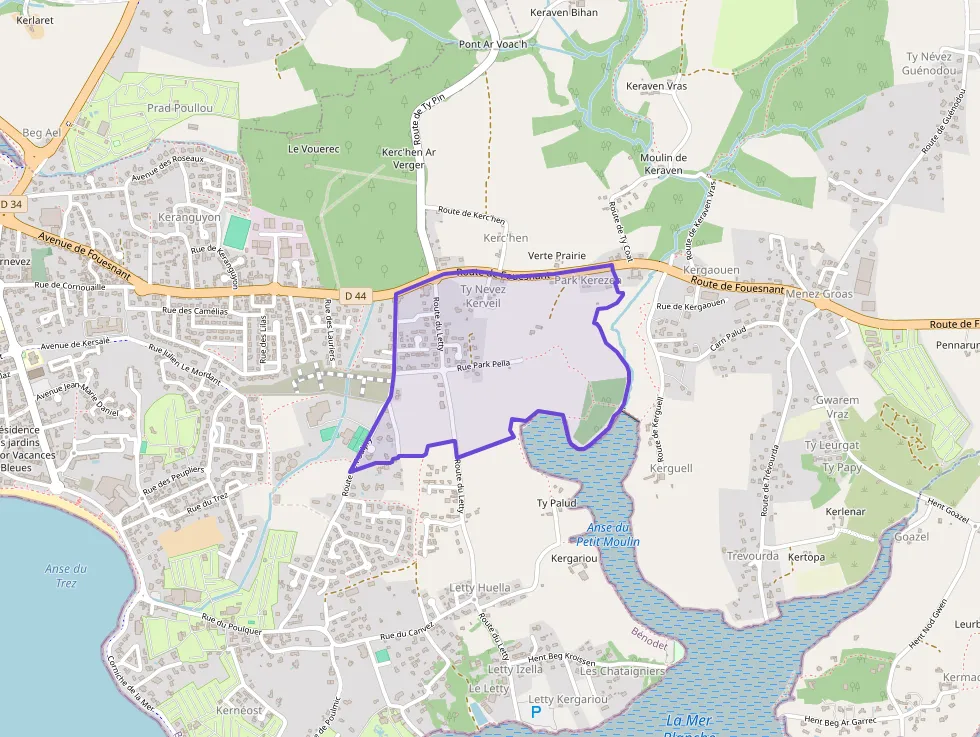 Appartement 66 m² quatre pièces à vendre à Bénodet