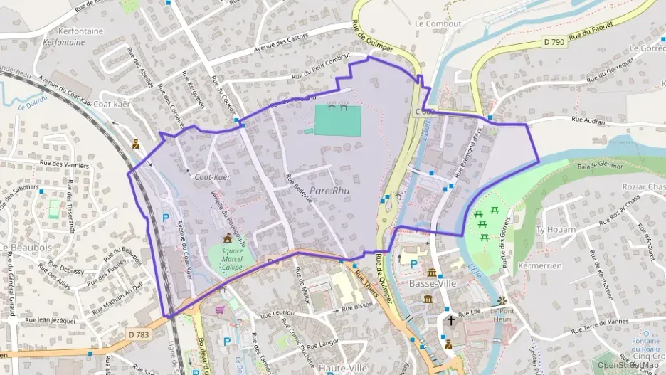 Appartement 85 m² quatre pièces à vendre à Quimperlé Appartement 85 m² quatre pièces à vendre à Quimperlé