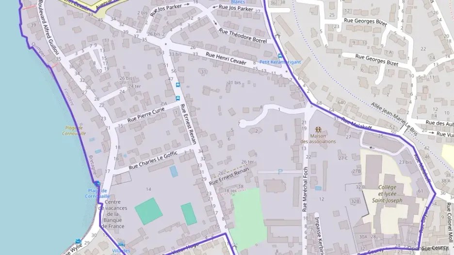 Appartement 51 m² deux pieces à vendre à Concarneau Appartement 51 m² deux pieces à vendre à Concarneau