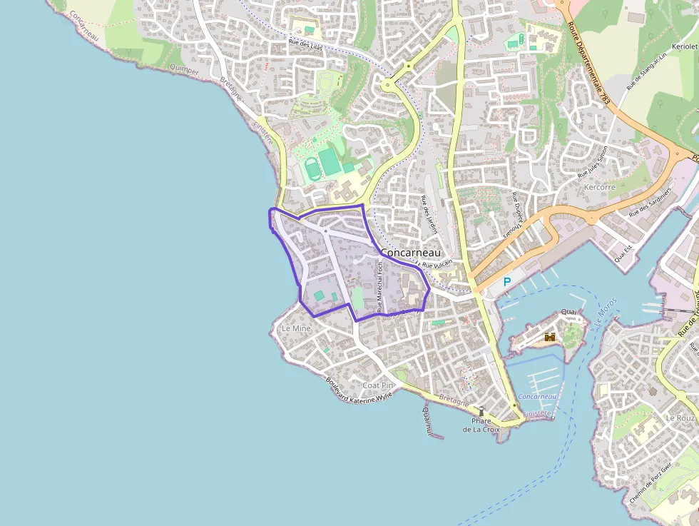 Appartement 51 m² deux pieces à vendre à Concarneau