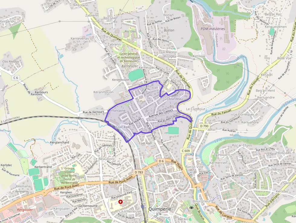 Appartement 61 m² trois pièces à vendre à Quimperlé