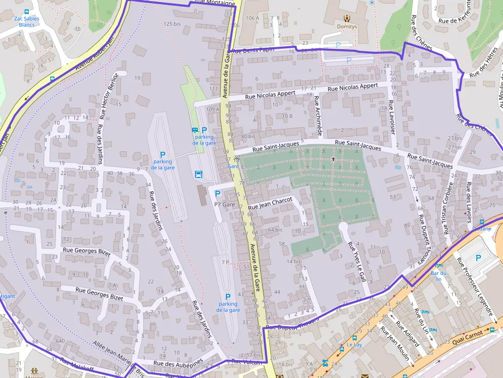 Appartement 58 m² deux pieces à vendre à Concarneau