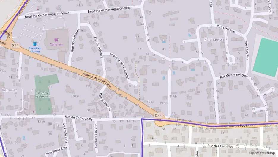 Appartement 50 m² deux pieces à vendre à Bénodet Appartement 50 m² deux pieces à vendre à Bénodet