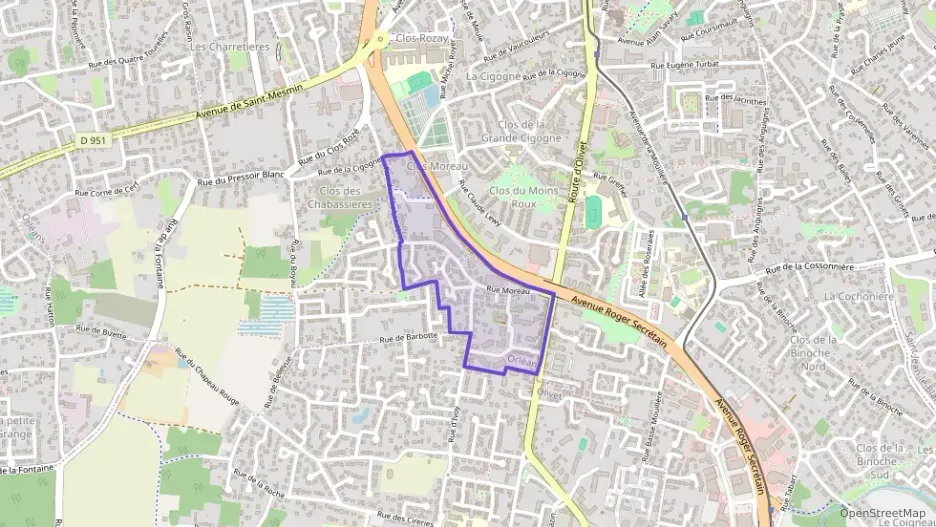 Appartement 93 m² quatre pièces à vendre à Orléans