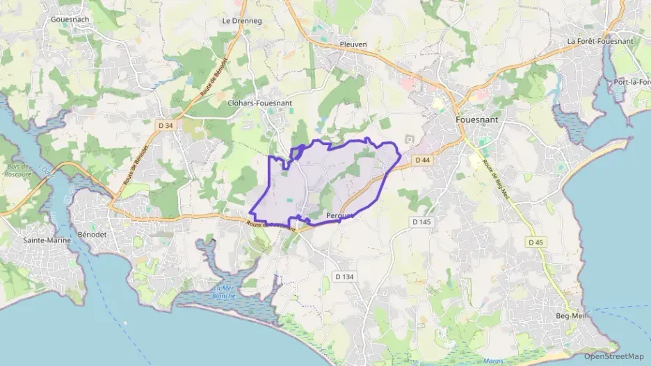 Appartement 53 m² trois pièces à vendre à Bénodet Appartement 53 m² trois pièces à vendre à Bénodet