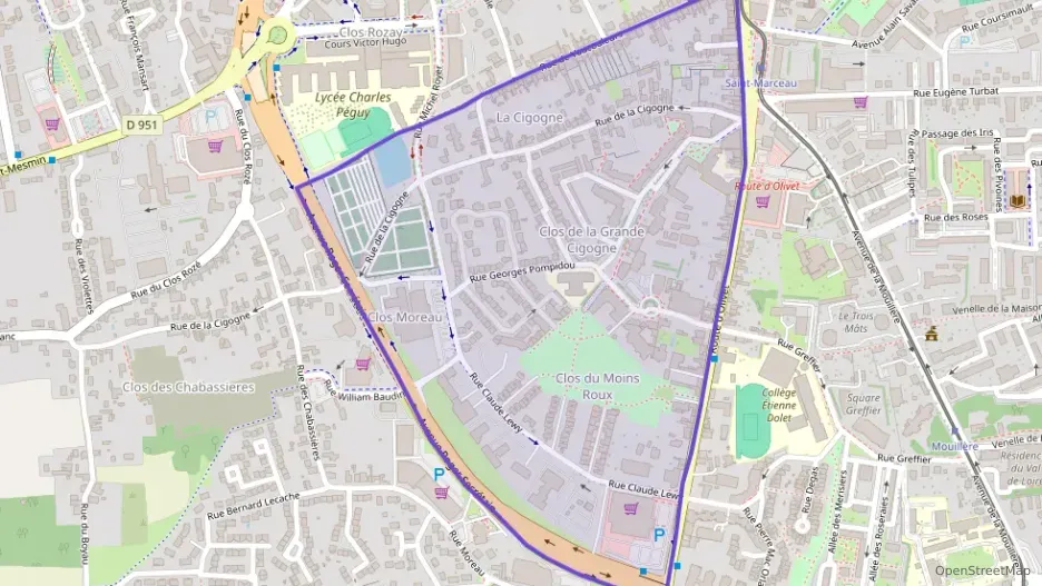 Appartement 86 m² quatre pièces à vendre à Orléans