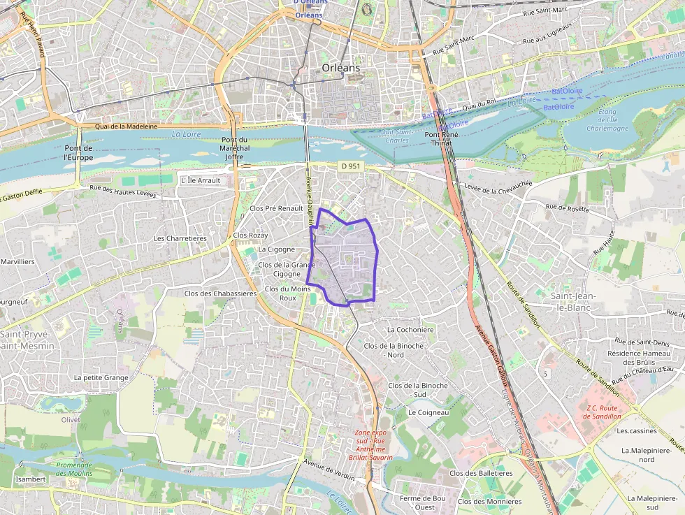 Appartement 106 m² quatre pièces à vendre à Orléans