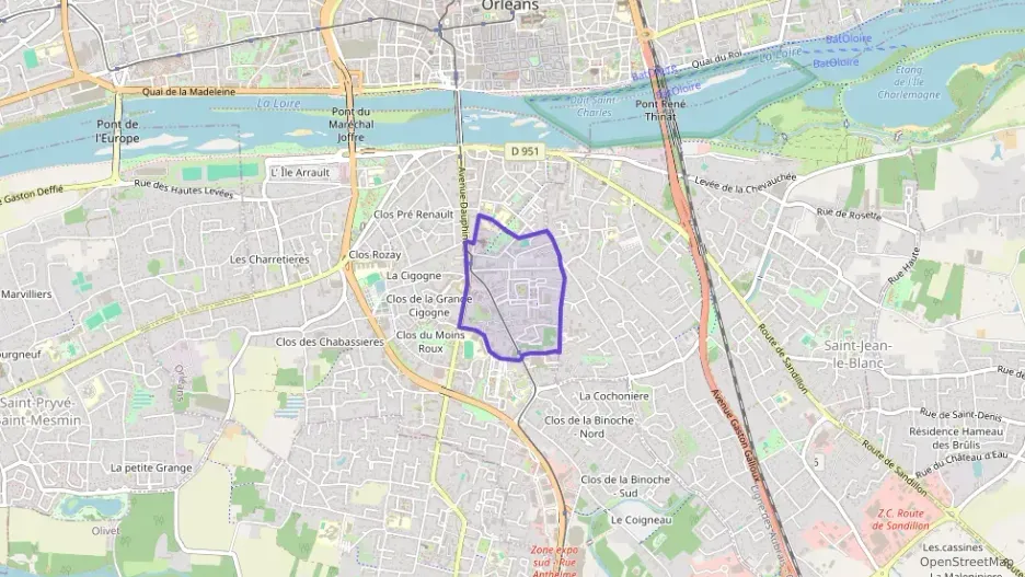 Appartement 106 m² quatre pièces à vendre à Orléans