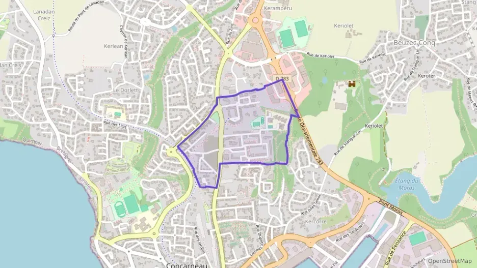 Appartement 49 m² deux pieces à vendre à Concarneau Appartement 49 m² deux pieces à vendre à Concarneau