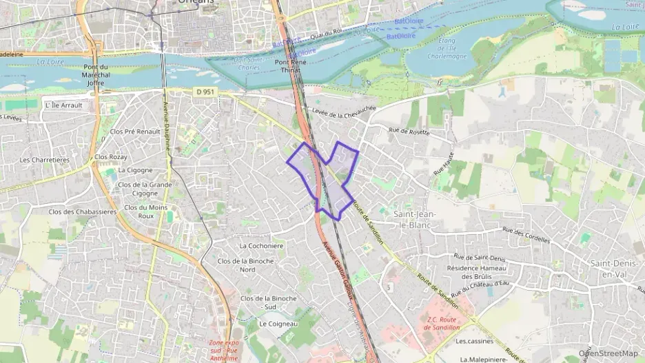 Appartement 58 m² trois pièces à vendre à Saint-Jean-le-Blanc Appartement 58 m² trois pièces à vendre à Saint-Jean-le-Blanc