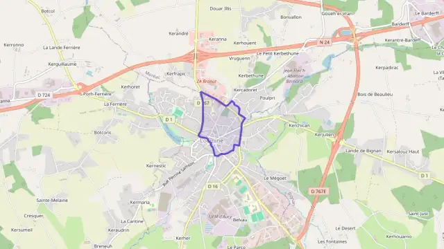 Appartement 60 m² trois pièces à vendre à Locminé