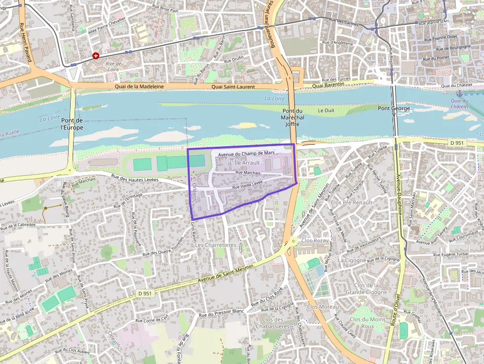 Appartement 26 m² une piece à vendre à Orléans