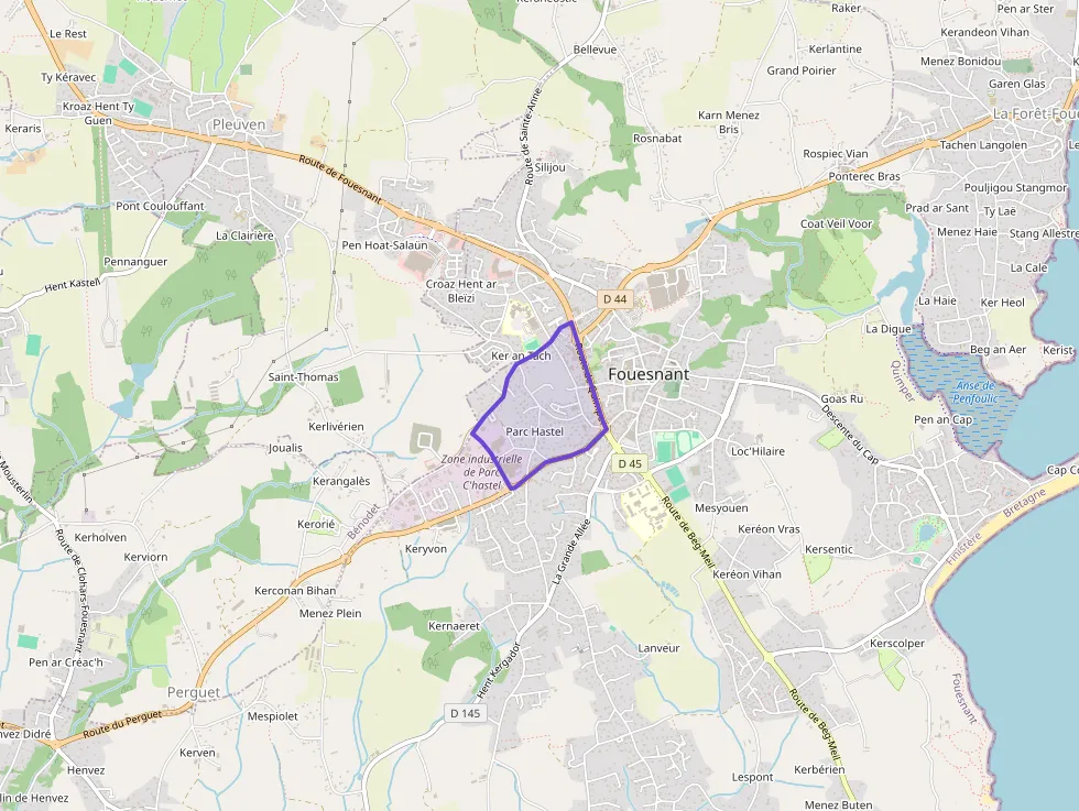 Appartement 98 m² deux pieces à vendre à Fouesnant